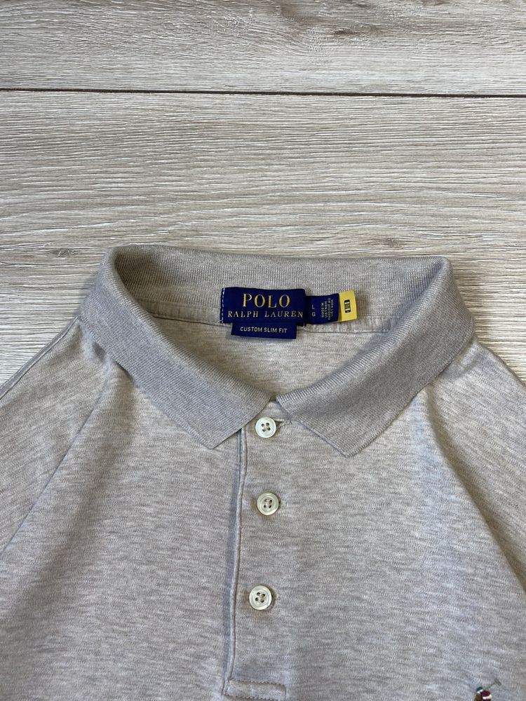 Мужское поло с длинным рукавом Polo Ralph Lauren (оригинал)