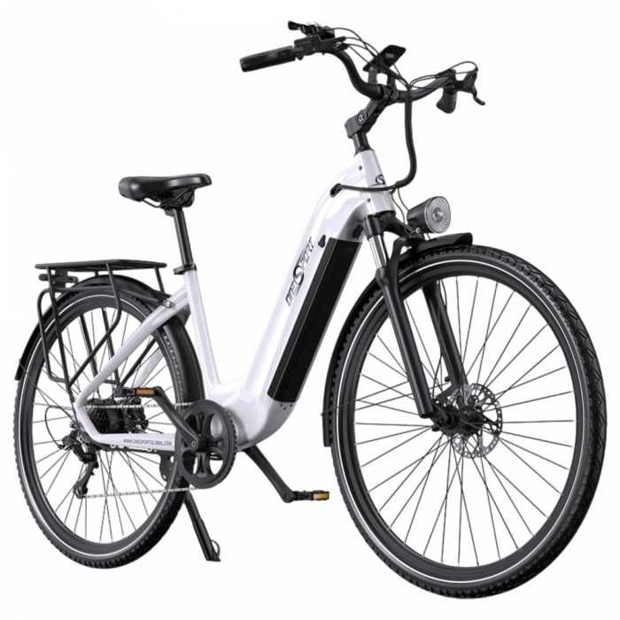 Rower elektryczny ONESPORT OT05 PRO 28" NOWY! Szary/Biały zasięg 140km