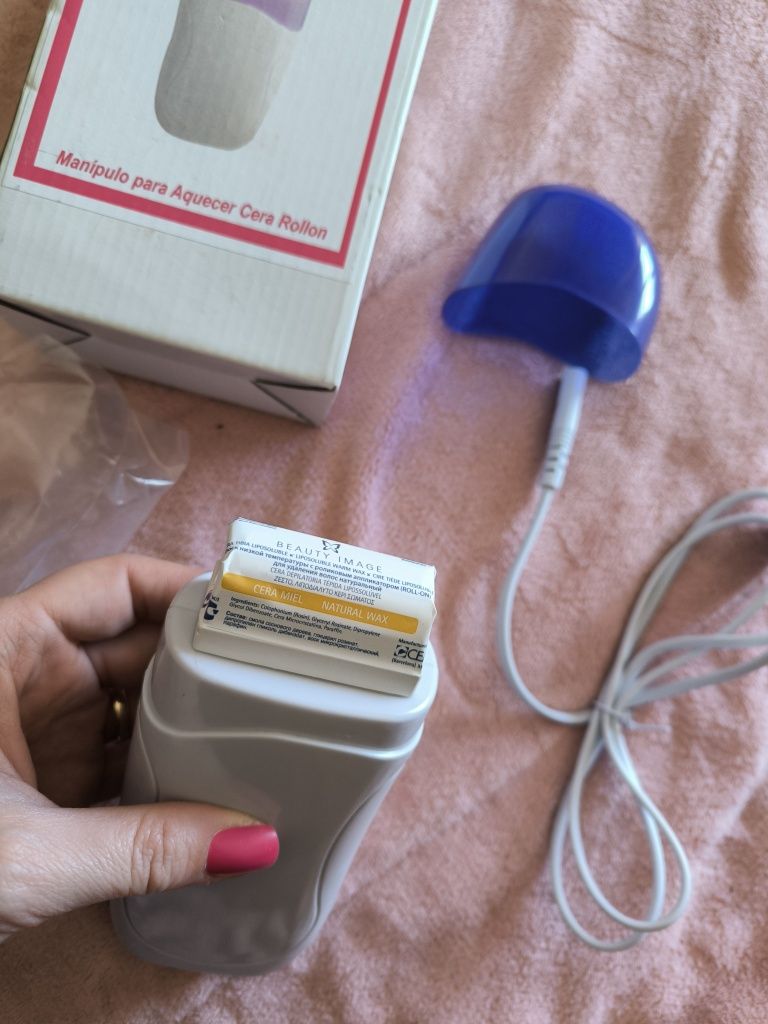Máquina cera quente, recarga e compressas. NOVO