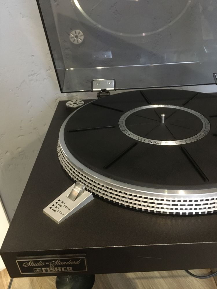 Fisher MT-6225 gramofon direct drive Ortofon