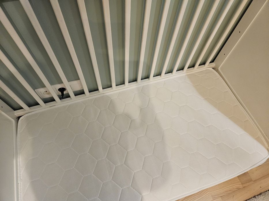 Łóżeczko + materac Woodies 120x60