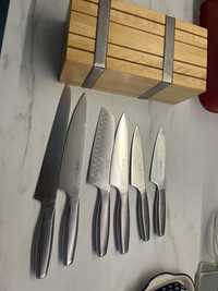 Zestaw noży 6sztuk Ikea 365+ i blok
