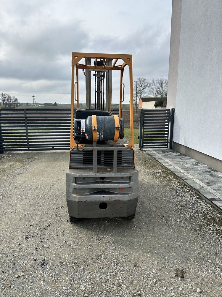 Wózek widłowy linde 1,5t 4,10m automat LPG przesuw