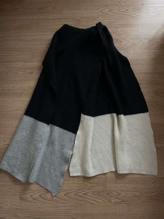 широкий шарф кашемір 100%