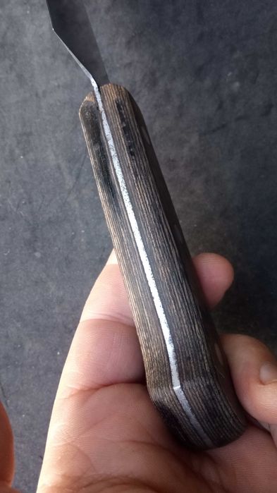 Nóż japoński Kikutora santoku stal molibden wanad