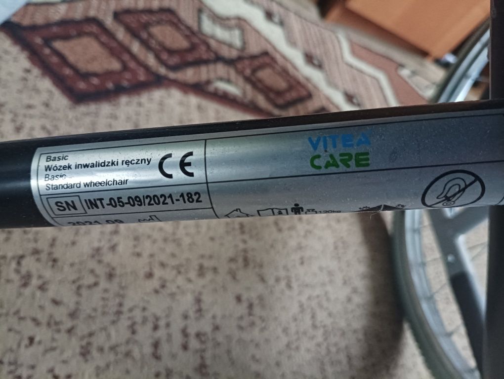 Wózek inwalidzki ręczny