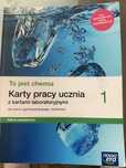Karty pracy ucznia 1 to jest chemia 1
