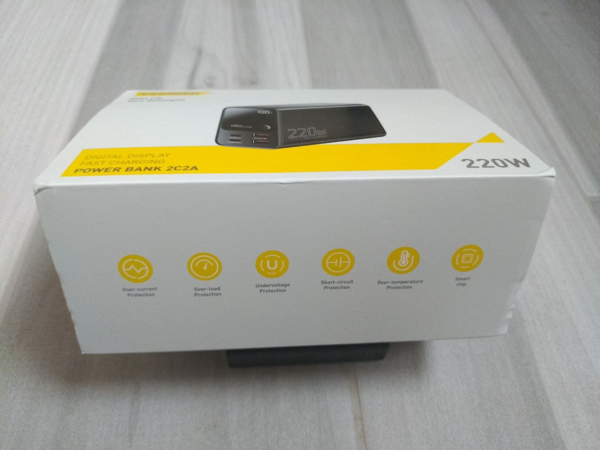 PowerBank Essager 220W, 27000 mAh, аккумулятор, УМБ, мобильная батарея