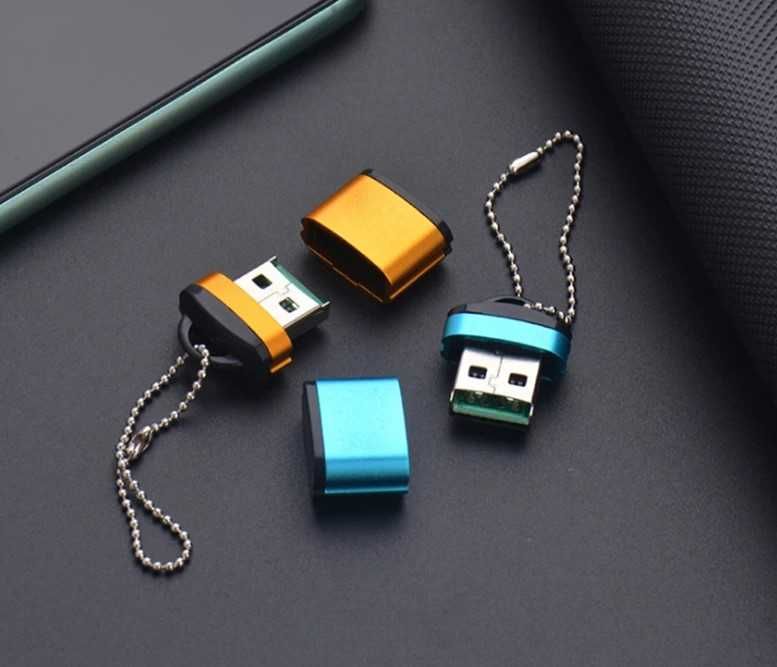 Устройство для чтения карт micro SD/TF Card Rider (aluminium case)