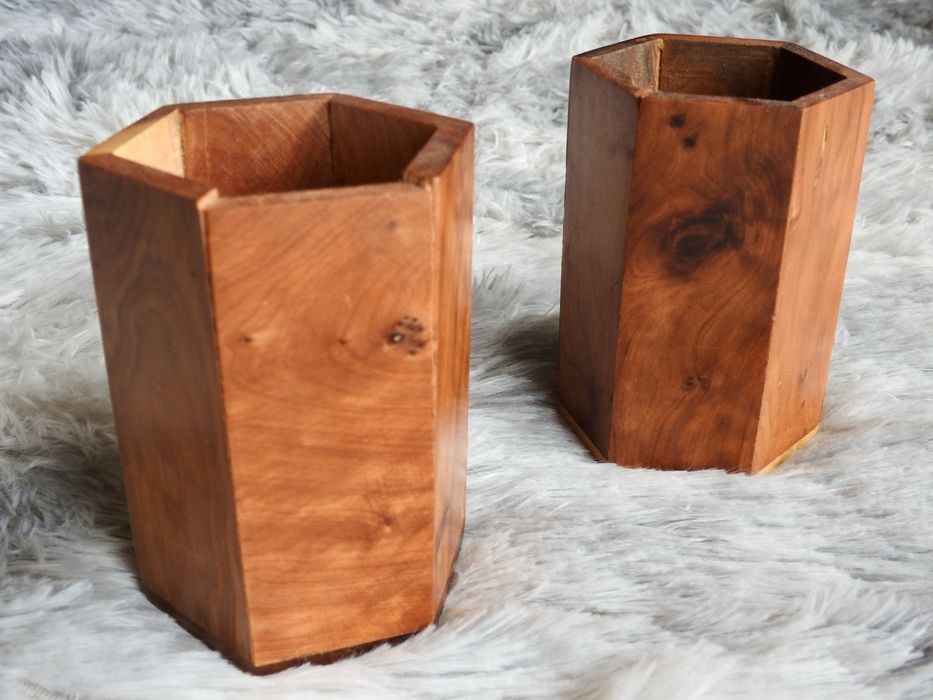 Porta canetas madeira