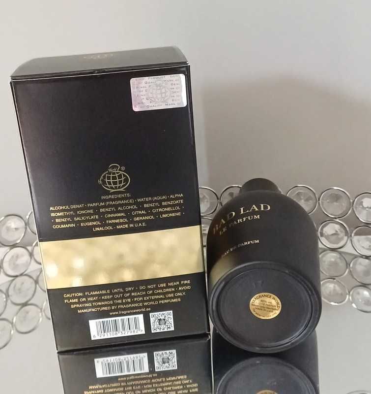 Oryginalne Fragrance World Bad Lad Le Parfum 100ml
