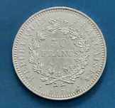 50 Francos 1976 França - prata