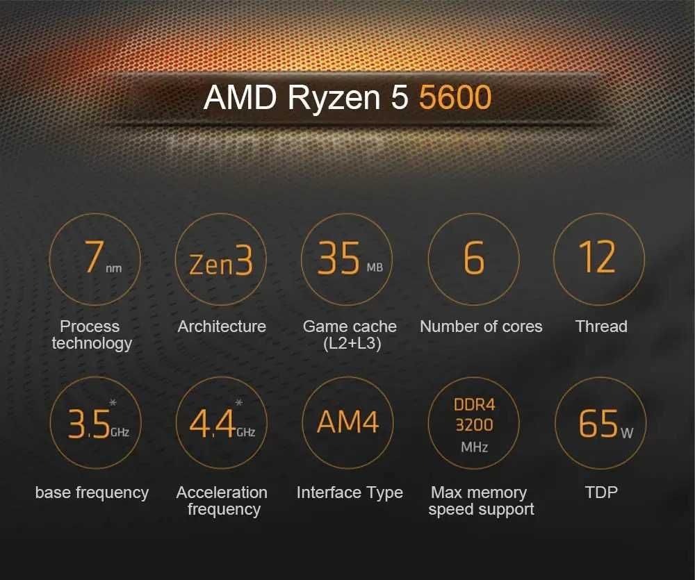 Новий Процесор AMD Ryzen 5 5600 (AM4) | DDR4