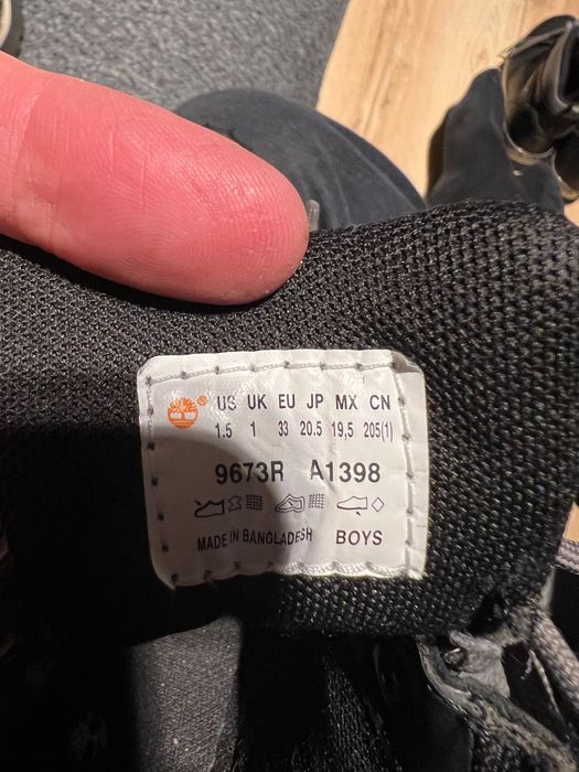 Timberland trzewiki chłopięce 33