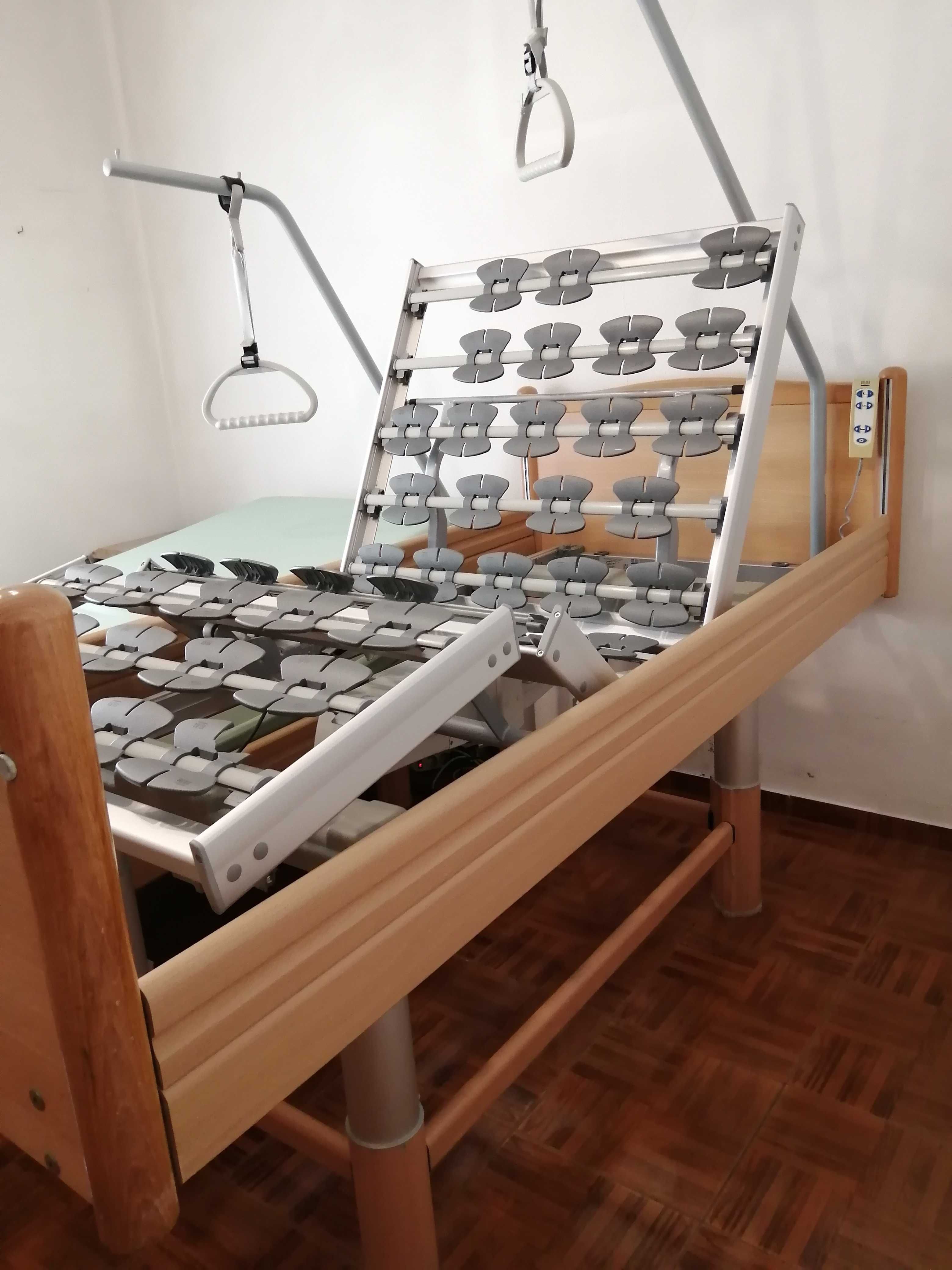 Cama Articulada Elétrica + Colchão + pendural + triângulo