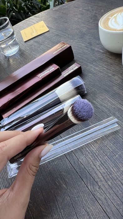 Кисти hourglass, пензли, для пудри, для тональної основи, консилер