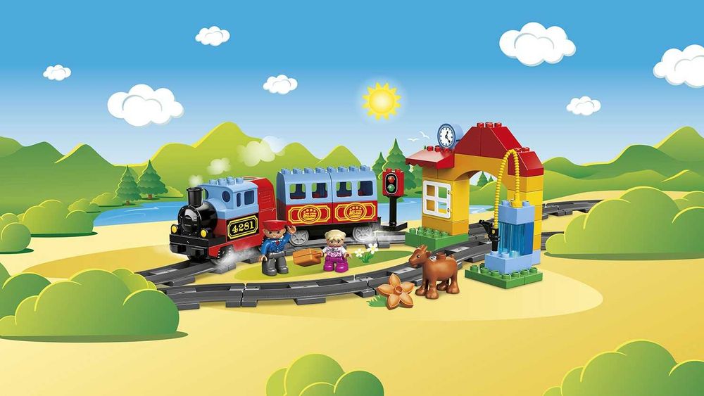 LEGO Duplo Parowóz Ciuchcia Kolejka Pociąg