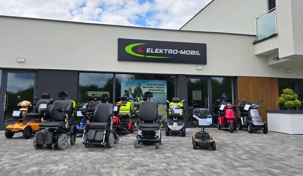 Skuter inwalidzki elektryczny INVACARE ORION PRO bezpieczny stabilny