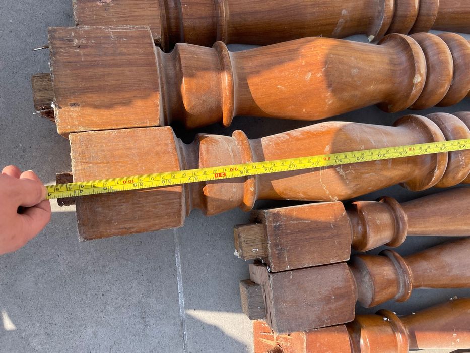 Balaústre escadas em madeira