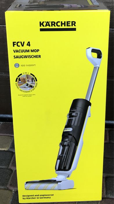Пилосос, вологе прибирання і сушка 3 в 1 Karcher FCV 4 моющий пылесос