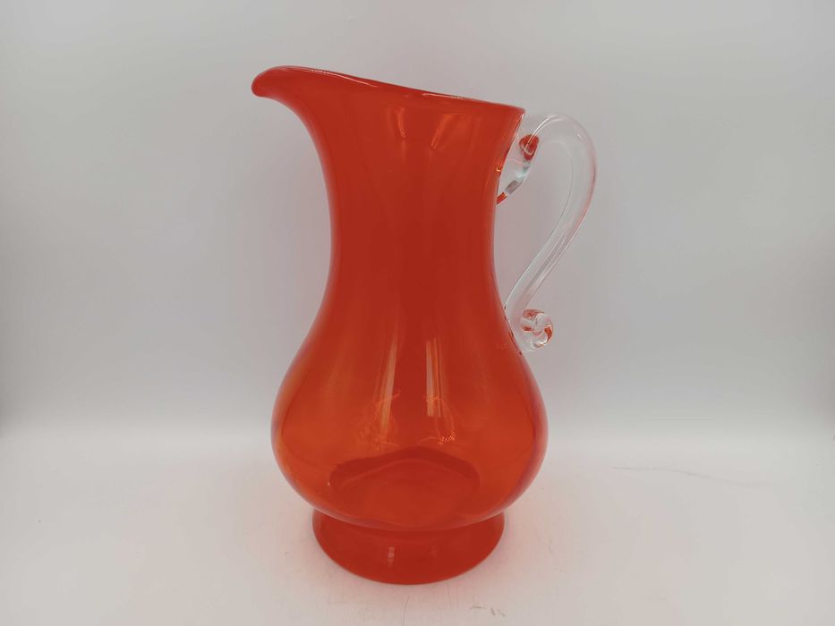 Dzbanek Silesia Rustica Fiedorowicz Ząbkowice dzban szkło z PRL