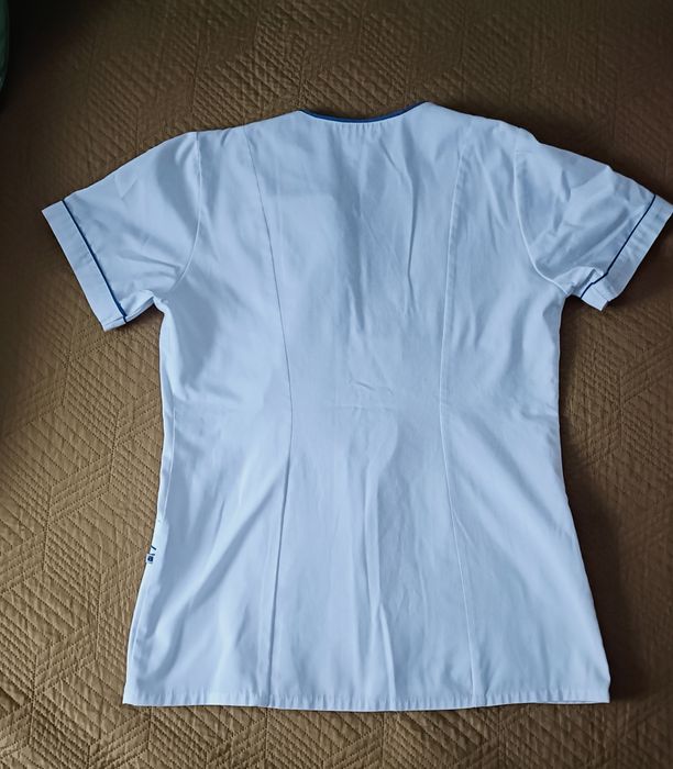 Odzież medyczna damska | biała góra mundurka | anilon