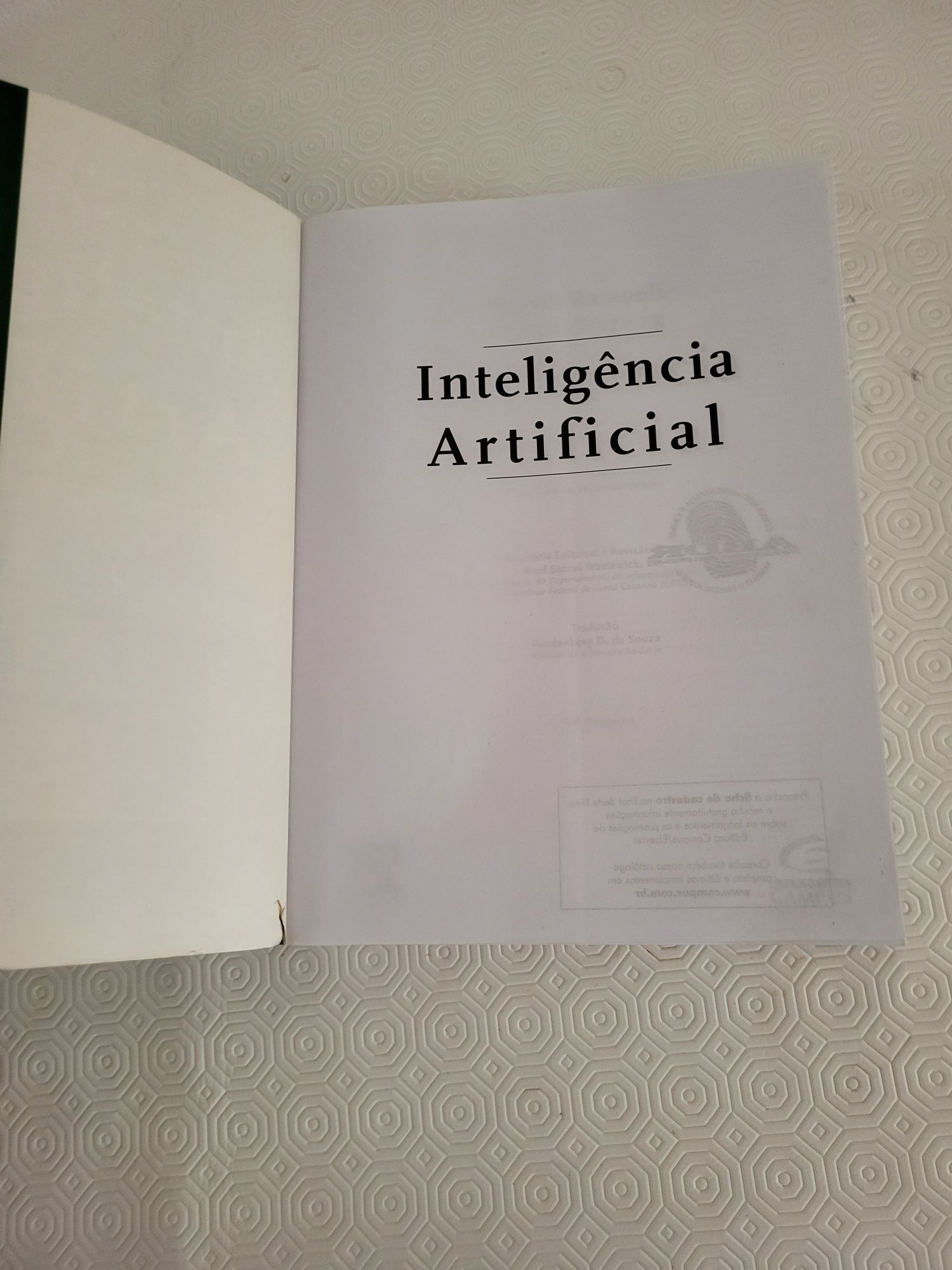 Inteligência artificial 2° edição Stuart Russel e Peter Norvig