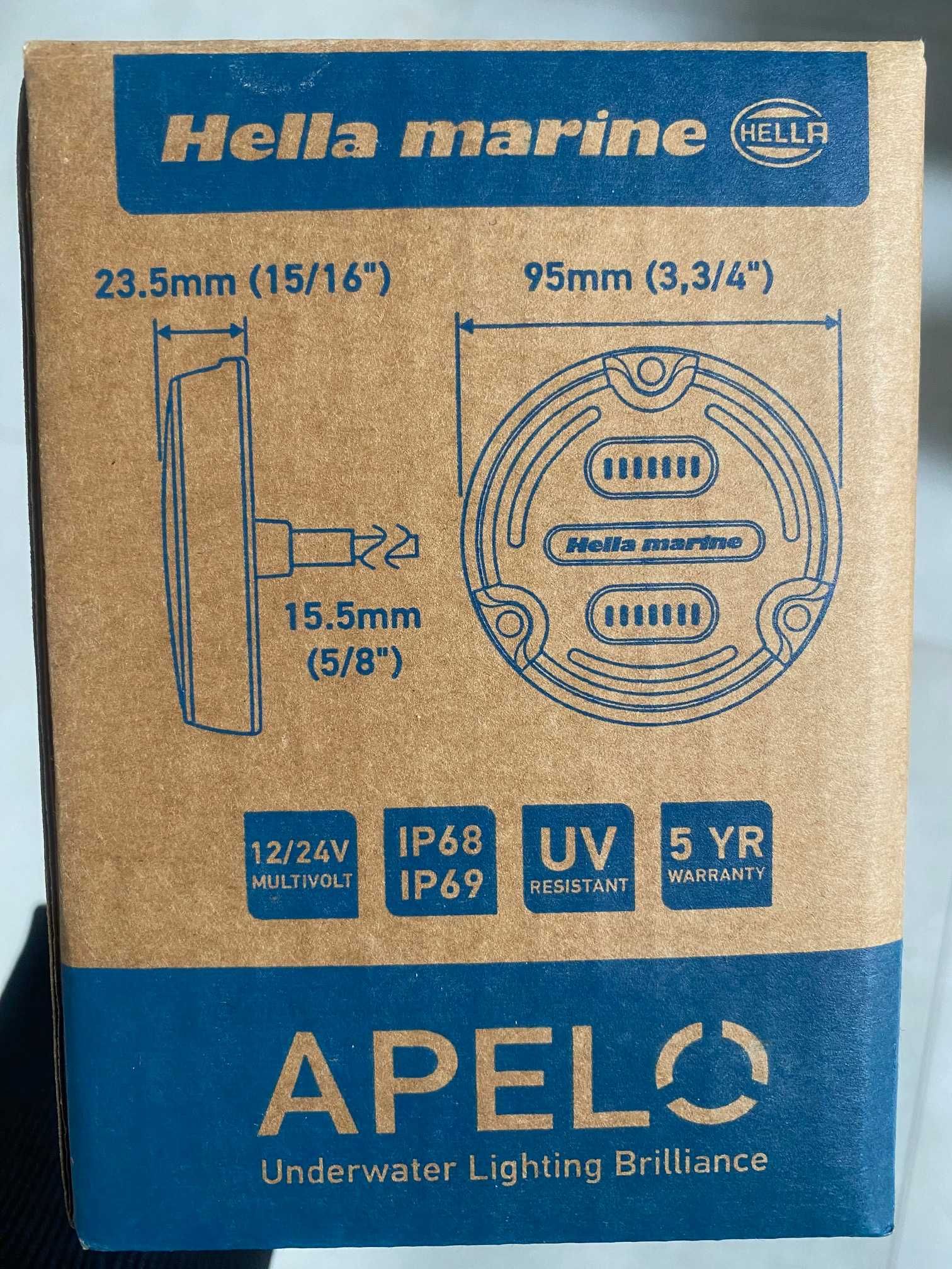 Hella Marine Apelo A1 Oświetlenie podwodne Białe/Niebieskie 12V/24V