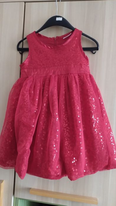 Różowa sukienka pepco 92cm