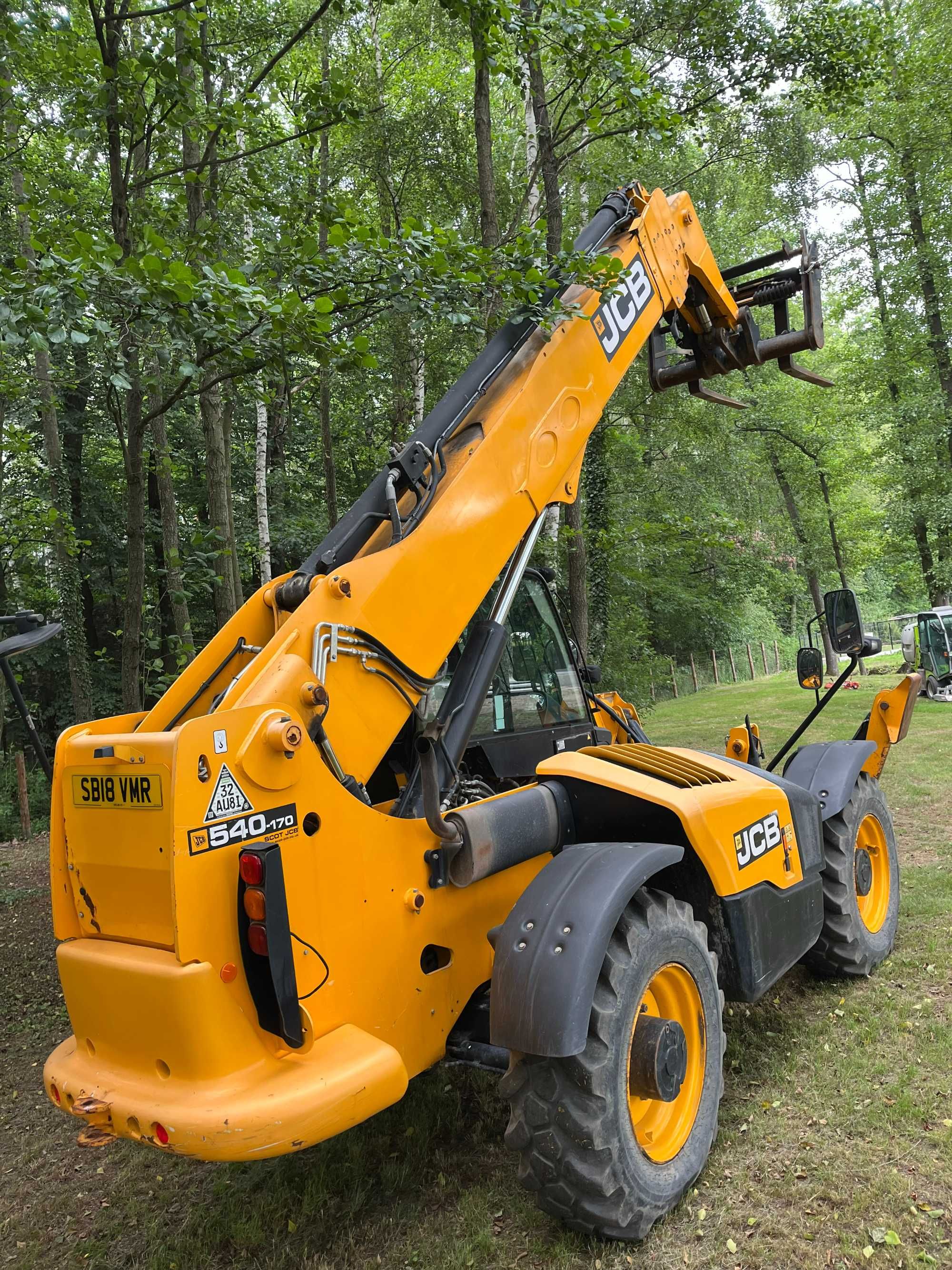 JCB 540-170 Ładowarka Teleskopowa KLIMA Widły Hydrauliczne 2018r
