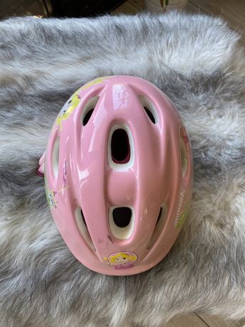 Kask rowerowy dziewczęcy różowy btwin decathlon