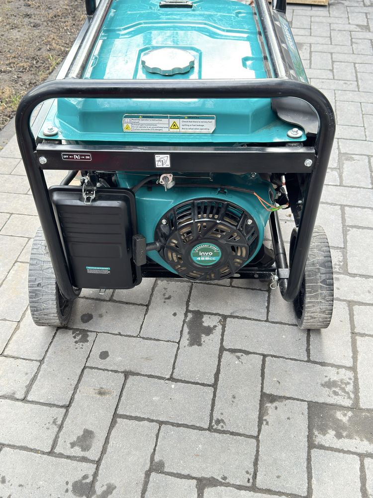 Генератор Invo H9000DT-G 7,2/7,7 кВт,  (трьохфазни з ел. Стартером)