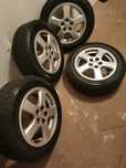 Alufelgi Toyota 15" 5x100 + opony 4szt.