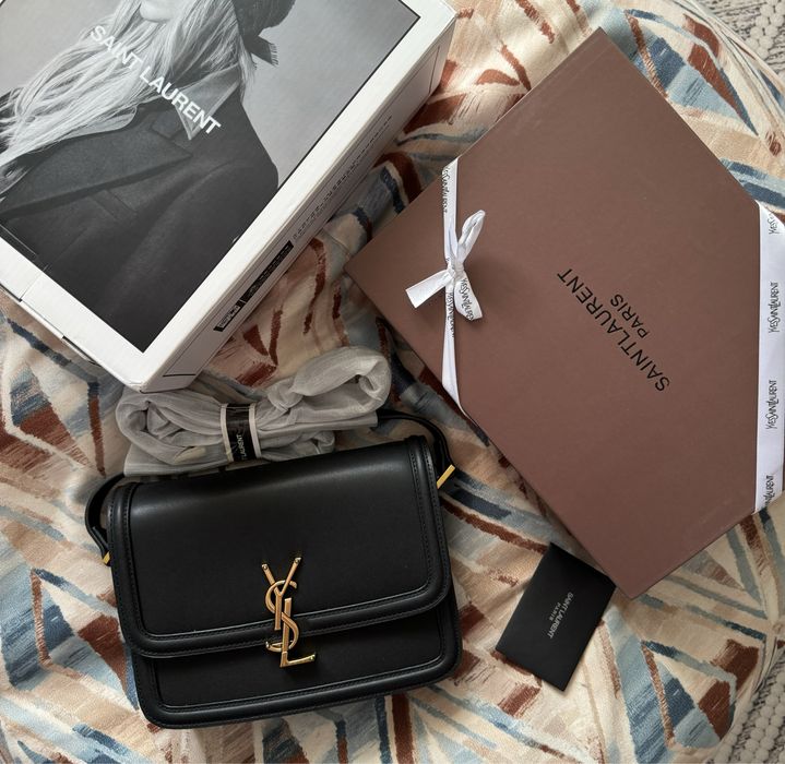 Сумка в стилі YSL Yves Saint Laurent Solferino Black
