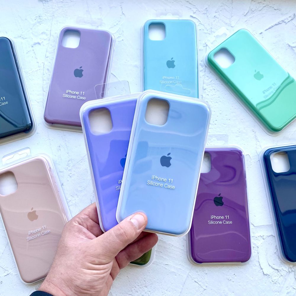 Силиконовый чехол Silicone case для iPhone 11 / на Айфон 11