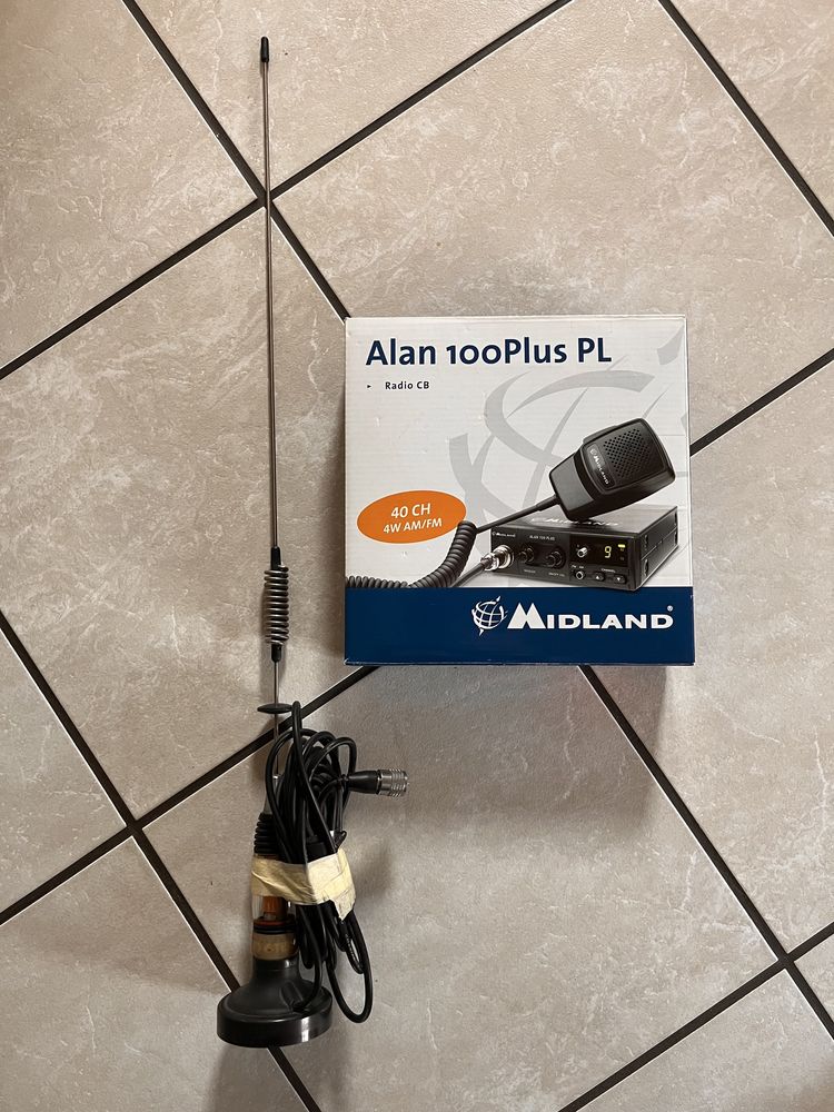 CB radio Midland Alan 100 Plus + antena