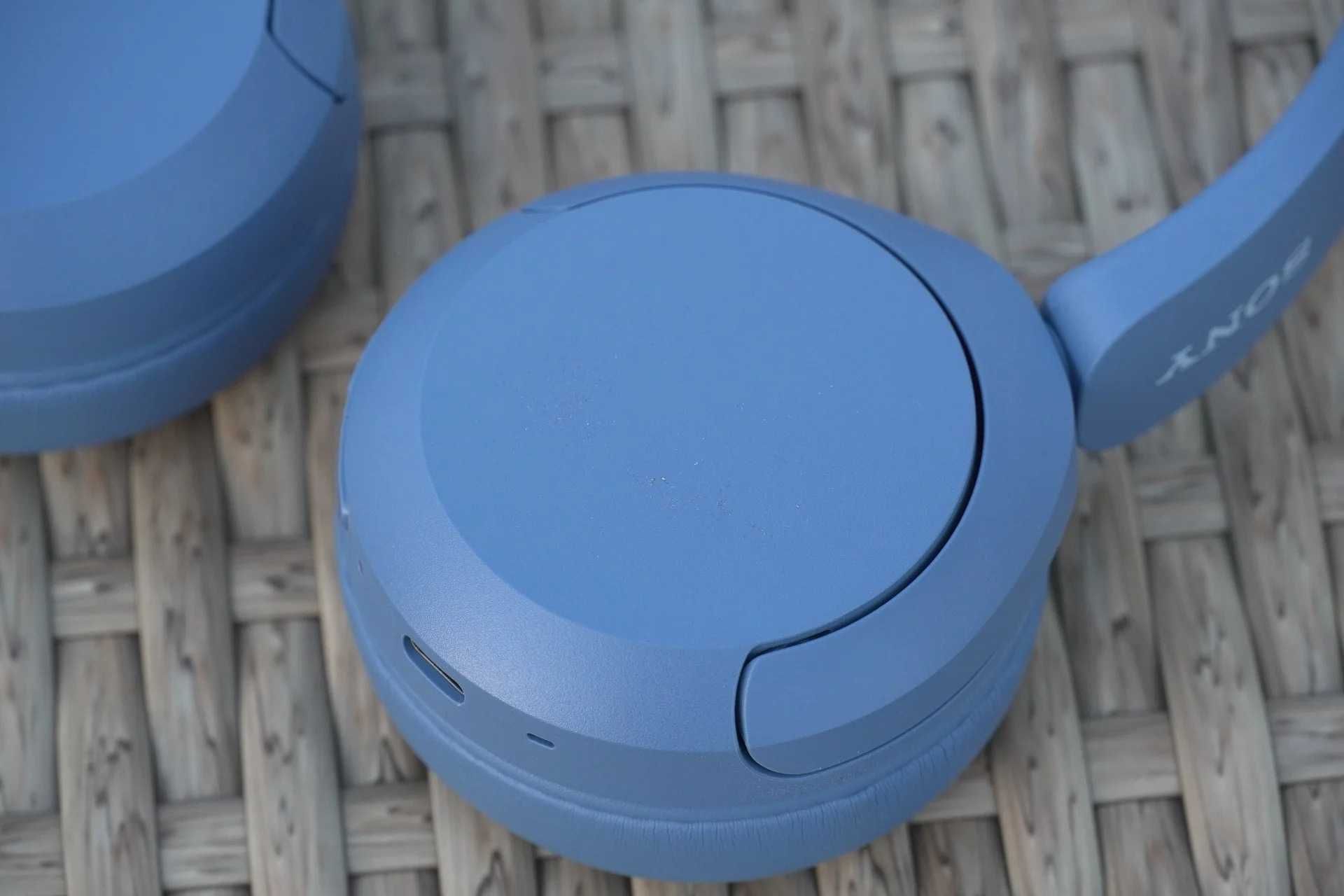 Sony WH-CH520 Nowe Bezprzewodowe Słuchawki Bluetooth Niebieskie 50h