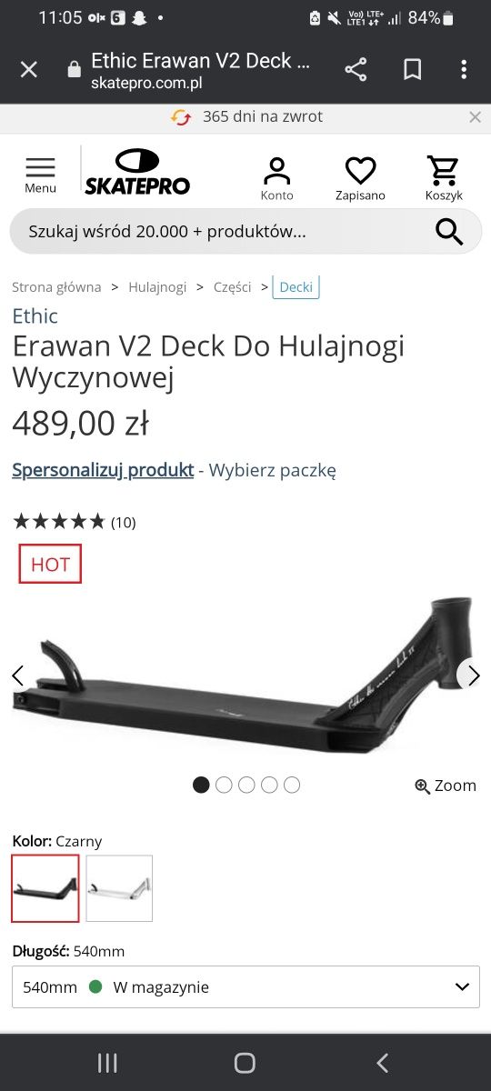 Hulajnoga ethic stan bdb