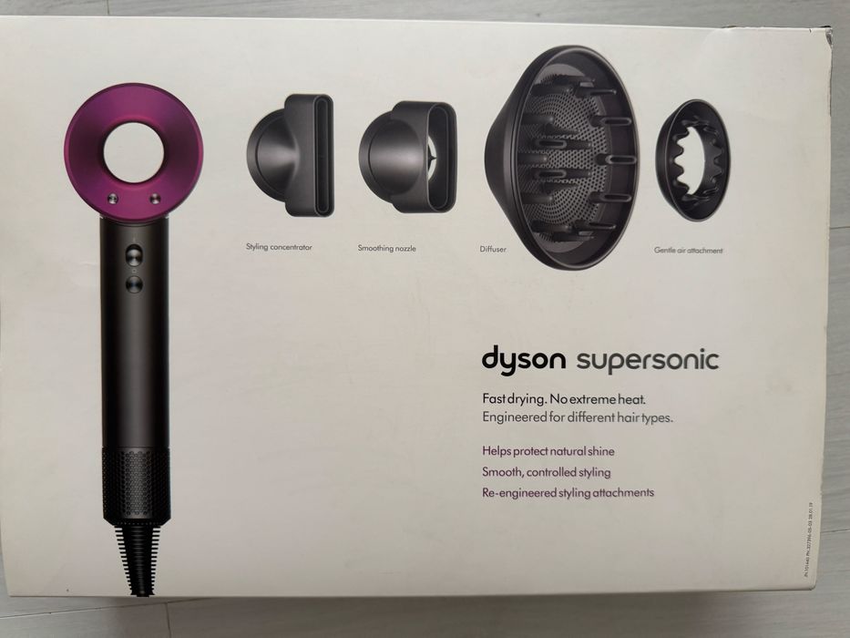 Dyson Supersonic насадки + килимок, нові, оригінал