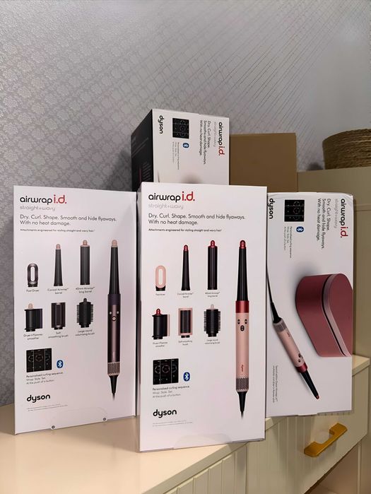 Оригінал dyson HS08 I.D. Ceramic Pink Rose Gold Sakura Новий Дайсон