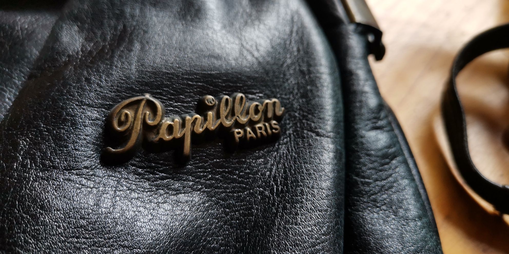 Papillon Paris portmonetka skóra +mała sakiewka