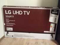 Telewizor LG 55 cali 55UP77003lb LED 4k SMART uszkodzony matryca TV