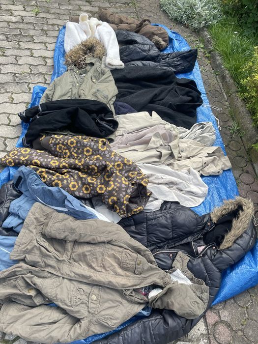 Paczka 18 szt kurtek i plaszczy