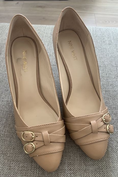 Szpilki Nine West skóra rozm 37,5 skóra