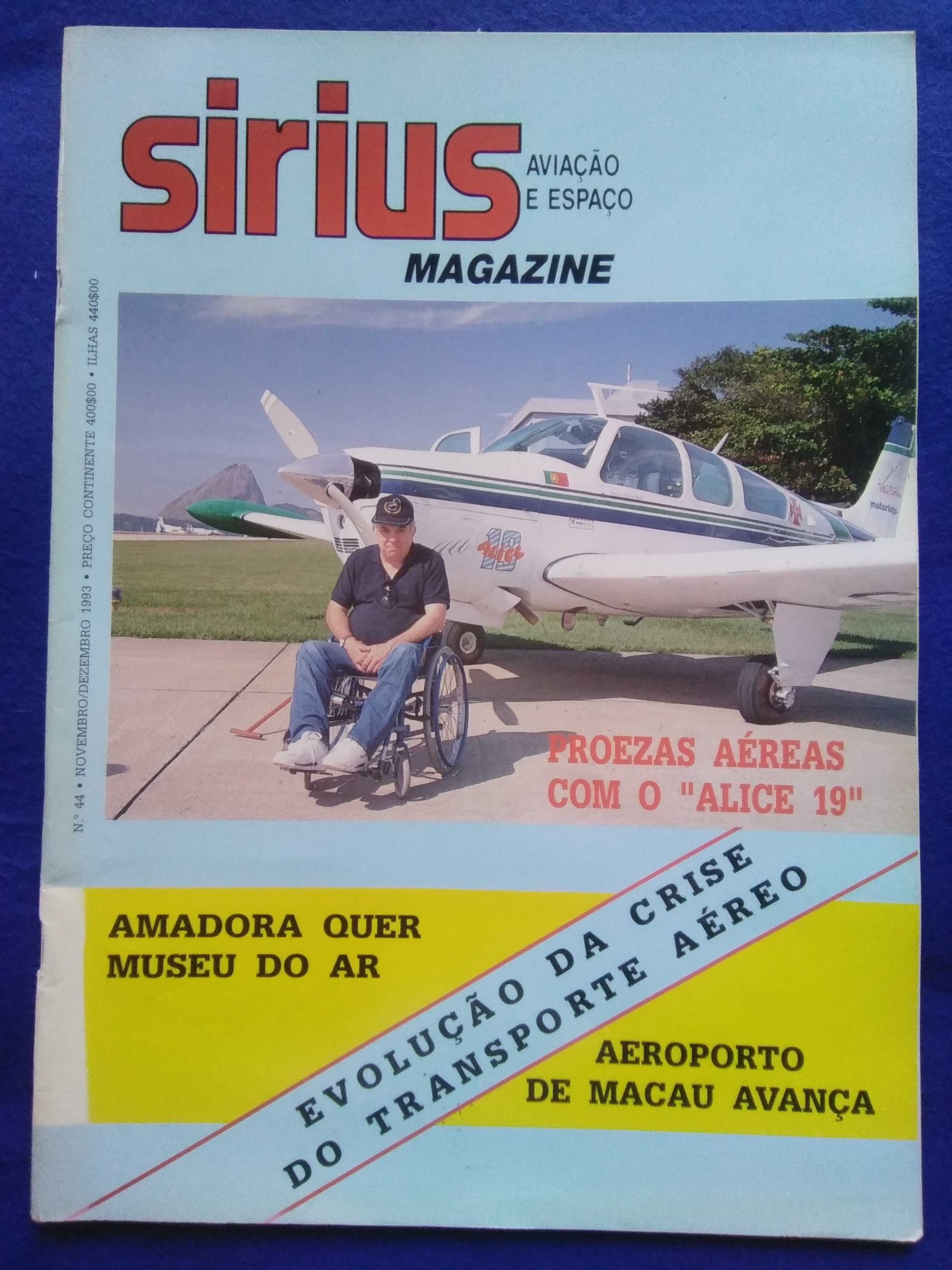 Revistas de Aviação nacionais e estrangeiras. Veja a listagem.