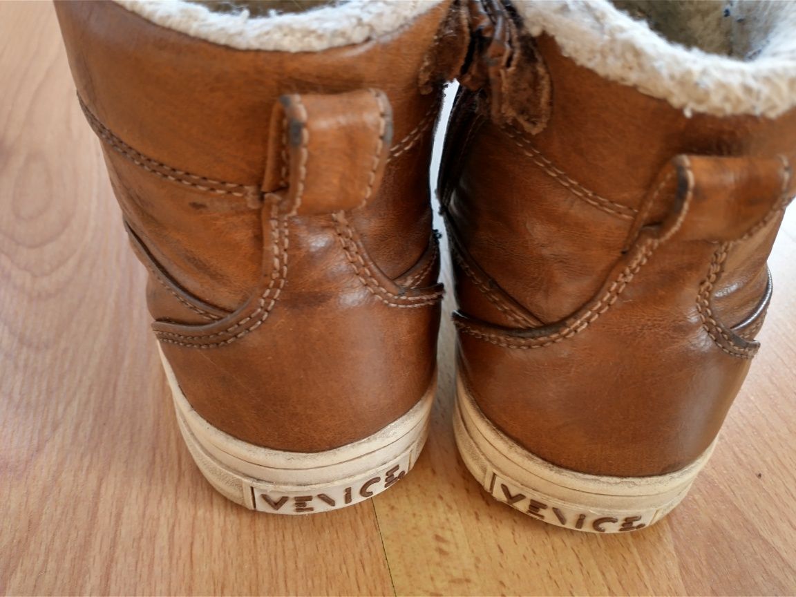 Buty chłopięce jesienno - zimowe  skorzaneVenice