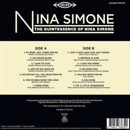 SALE! Nina Simone - The Quintessence Of Nina Simone (LP, S/S)