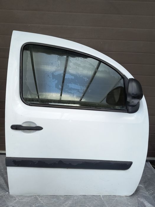 Kangoo 2 III citan drzwi prawe przód kompletne białe 08-21 WYSYŁKA