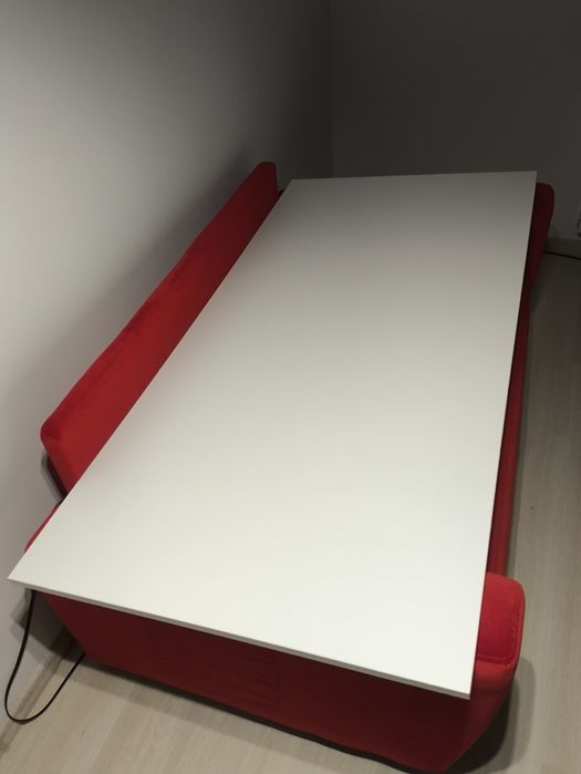 Blat biurka Ikea Trotten biały 160x80cm