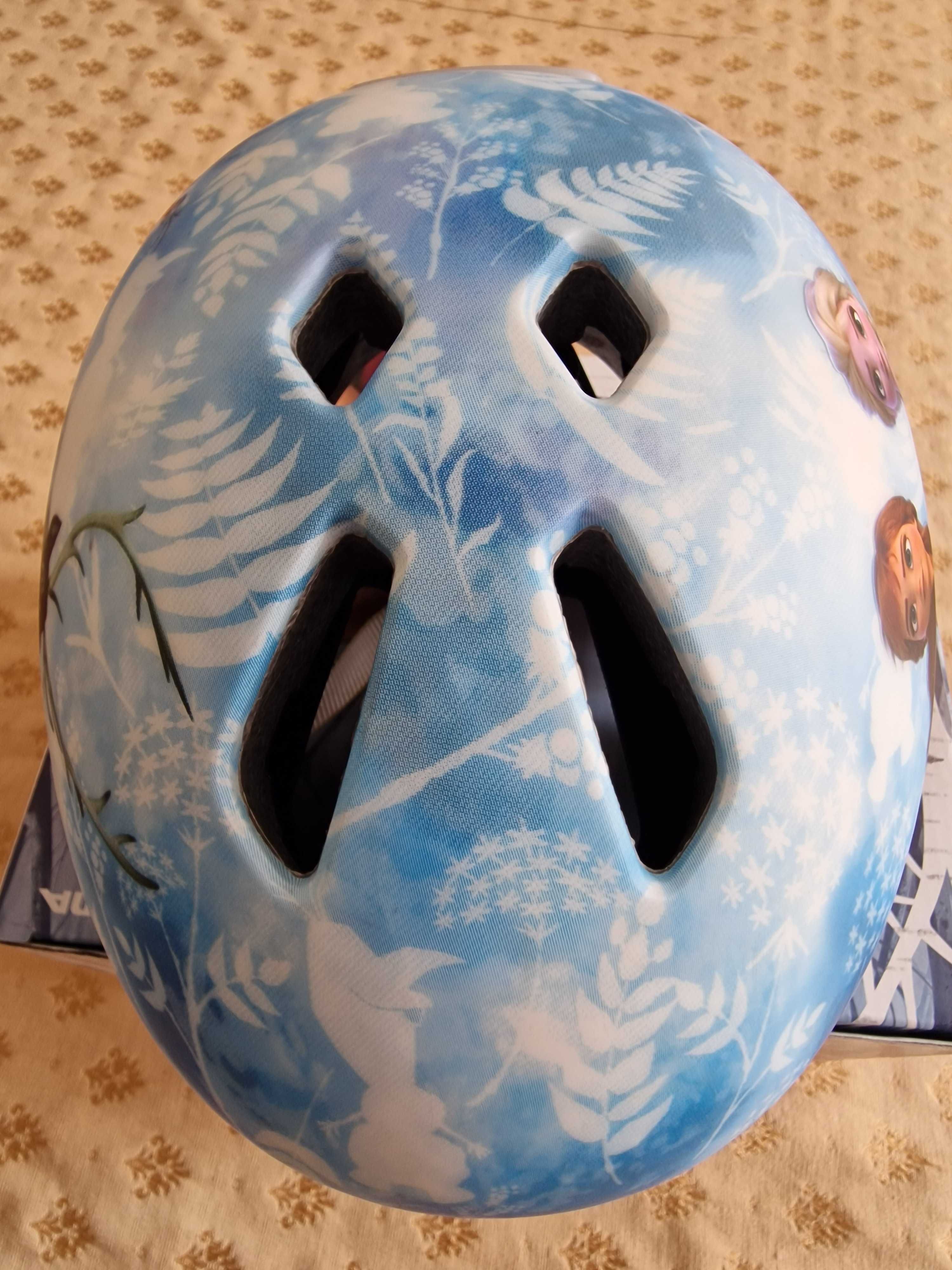 Kask dziecięcy Alpina Hackney Frozen Kraina Lodu 51-56cm z lampką